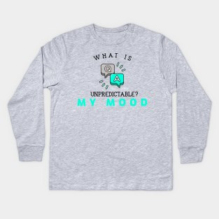 What is My Mood Kids Long Sleeve T-Shirt